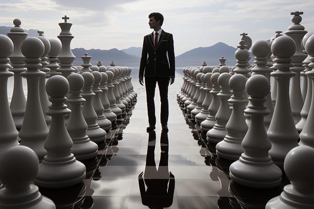 view-dramatic-chess-pieces-with-man